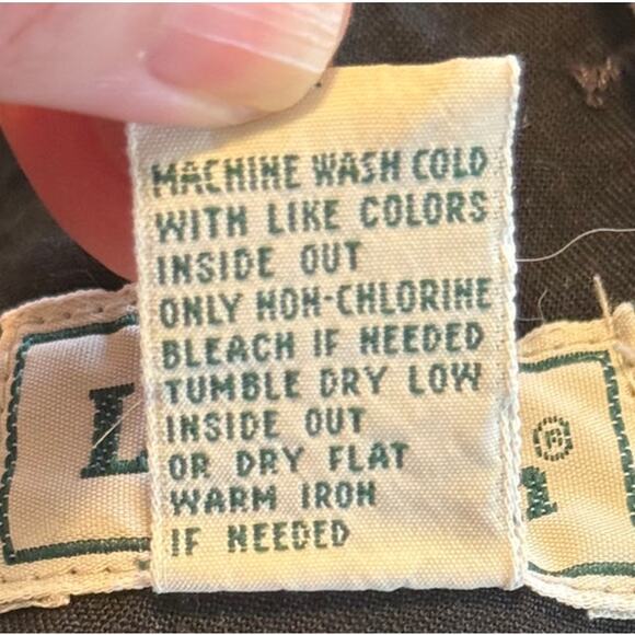 Not For Sale L.L. Bean Overalls Women 10 Gray Corduroy Gorpcore Bib Outdoor One - Picture 7 of 8